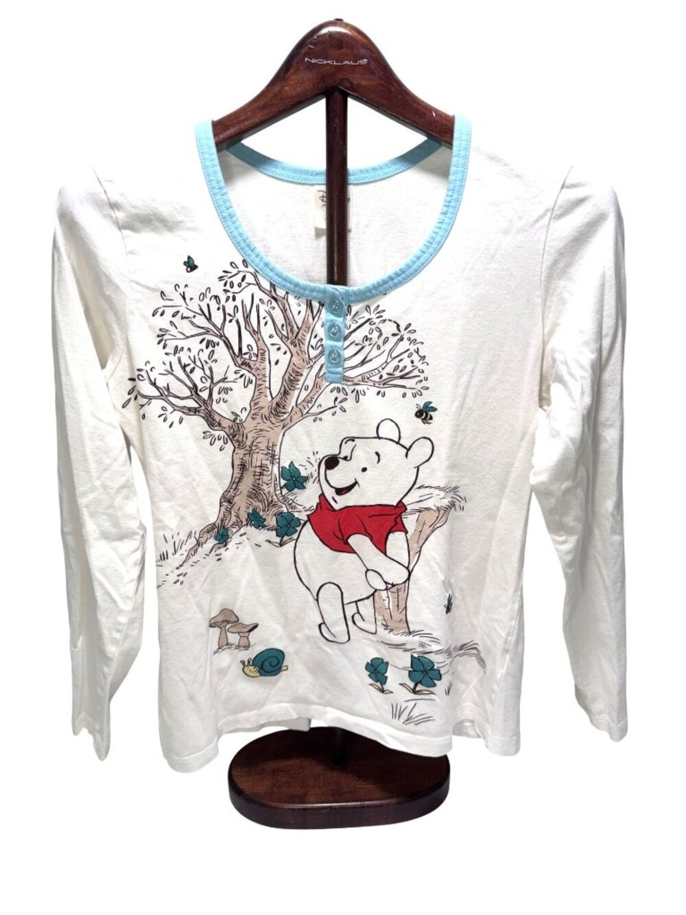Disney Store Winnie The Pooh Long Sleeve Shirt Small Sparkle